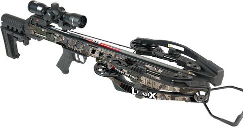 Killer Instinct LOGIX 435 Crossbow Kit 435 FPS 210 LB Draw Weight - LET-Down DE-Cocking Triggerbox with X CAM System and Illuminated 4x32 Scope | X CAM System, 4x32 Scope, DE-Cocking Triggerbox, Kit FPS 210 LB Draw Weight, De-cocking system in Kuwait