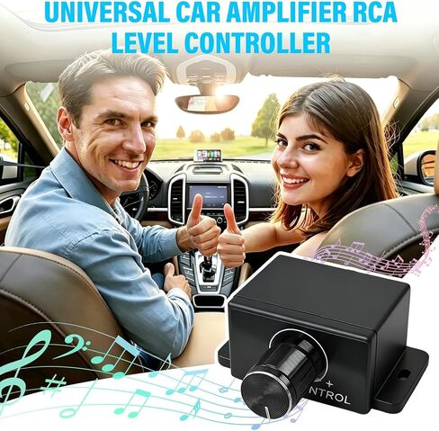 Universal 3.5mm Jack Port Remote Bass Knob Replacemen,16Ft Cable and Screws | Car Audio Amplifier Volume Control Knob with Double-Sided Adhesive,Subwoofer Level Controller System Upgrade for Amp in Saudi Arabia