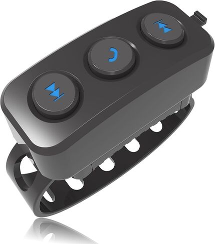 Media Remote Button Control for Steering Wheel Handlebar | Built-in rechargeable battery and IP54 splash resistance to safely handle calls, play music, and call Siri on the go in Saudi Arabia