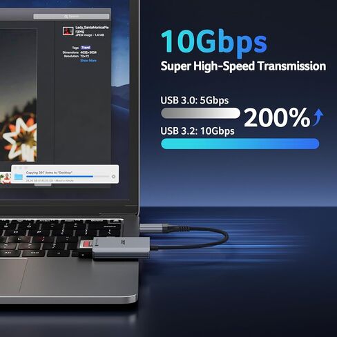 Acer CFexpress Type B Card Reader USB 3.2 Gen 2(CFexpress Type B Card ONLY) | 10Gbps CF Express Type B Card Adapter Compatible with iPhone 17/16/15, Laptop, MacBook Neo/Pro/Air, iPad, Android in Kuwait