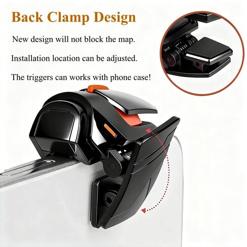 PXIRQ Mobile Phone Triggers for Gaming - 4 Finger Operation High Sensitive Aim & Shoot Game Physical Joystick Buttons for PUBG Mobie Game in Saudi Arabia