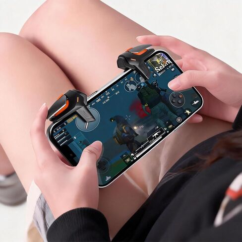 PXIRQ Mobile Phone Triggers for Gaming - 4 Finger Operation High Sensitive Aim & Shoot Game Physical Joystick Buttons for PUBG Mobie Game in Saudi Arabia
