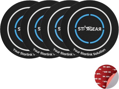 4PCS Starlink Mini/Gen 3 Magnetic Mount Plates, Magnetic Pads in Kuwait