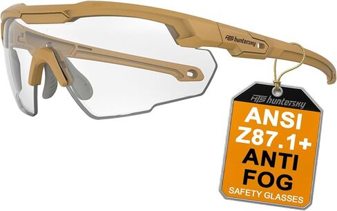 Ballistic Tactical Shooting Glasses ANSI Z87+ UV400 Protective Eyewear in Kuwait