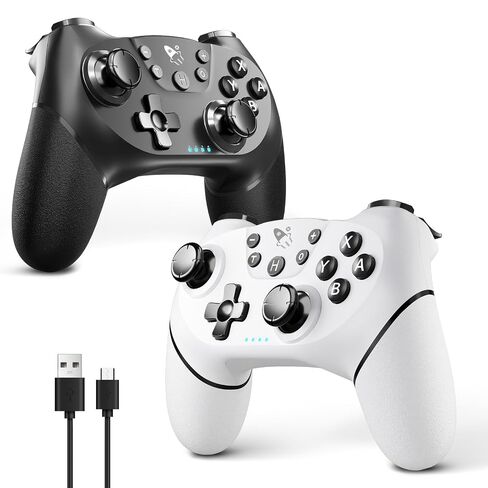 AceGamer Wireless Pro Controller for Nintendo Switch 2/Switch/Lite/OLED/Windows PC, Bluetooth Controller with Hall Effect Joysticks, Wake-up/Turbo/Dual Vibration/Macros/6-Axis Gyro/Screenshot in Saudi Arabia