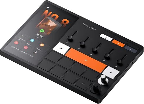 Music Hub C1 — Standalone 6" Touchscreen Music Streamer | DAC 384kHz/32bit, Physical 5-Band EQ, Vocal Remover, Wi-Fi 6 Bluetooth 5.3 — Phone-Free Control Center for Any Speaker System in Saudi Arabia