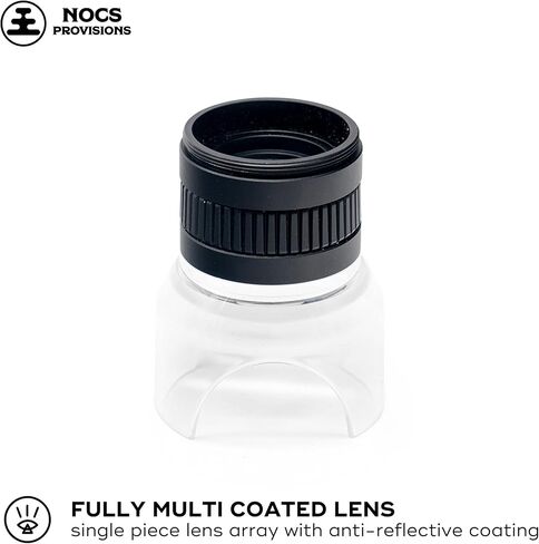 Nocs Provisions Inspector Microscope 32x Zoom, Waterproof, 32-50mm Optics | 4X Multiplier Lens, 32x Power Zoom, Accessory Attachment, Fully Multi-Coated Lens for Magnified Views of Insects & Flora in Saudi Arabia