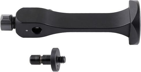 Binocular Tripod Adapter Quick Release CNC Aluminum Mount | Universal 1/4"-20 Thread for Arca-Swiss Ball Head, Detachable Black Accessory for Standard Camera Tripod in Saudi Arabia