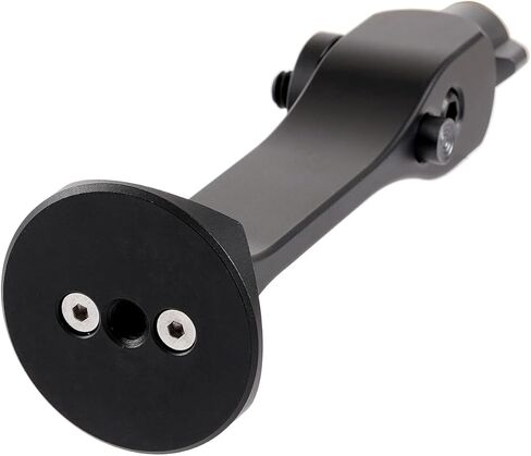 Binocular Tripod Adapter Quick Release CNC Aluminum Mount | Universal 1/4"-20 Thread for Arca-Swiss Ball Head, Detachable Black Accessory for Standard Camera Tripod in Saudi Arabia