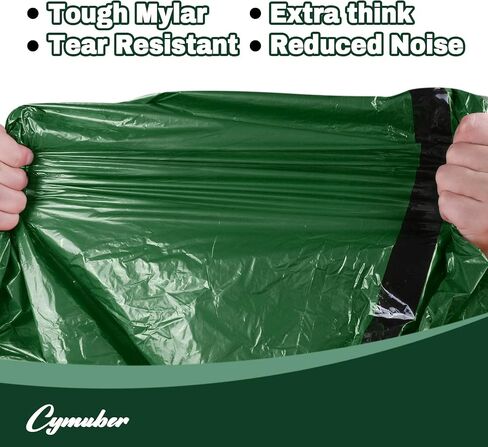 Emergency Sleeping Bag Survival Bag, Cymuber Portable Waterproof Thermal Bivy Sacks Tac Bivvy Bags,Camping Mylar Sleeping Bag Survival Gear Emergency Blankets Survival Shelter in Saudi Arabia