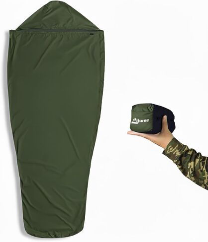 Bivy Sack Sleeping Bag Cover – Waterproof Mummy-Style, Compact & Lightweight Shelter for Stealth Camping Backpackers Wild bushcraft Equipment Outdoor Survival in Saudi Arabia