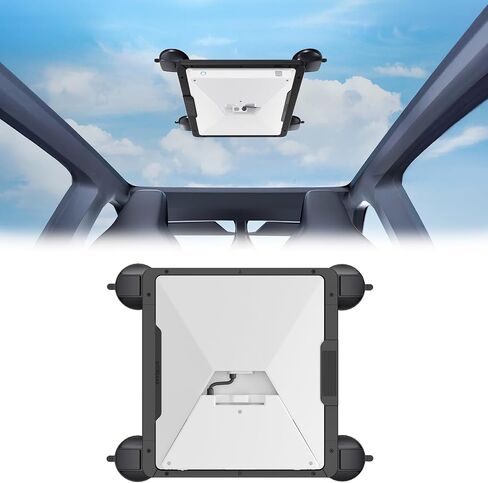 حامل Starlink Mini Mount، حامل Starlink Mini Suction Cup مع تصميم سريع التحرير، مجموعة تثبيت أطباق الأقمار الصناعية القوية والآمنة، ملحقات Starlink Mini للسيارات/RV/القوارب/فتحة السقف/النوافذ/الزجاج in Kuwait