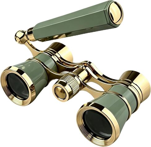 3X24 Opera Glasses with Foldable Handle Small Elegant Theatre Glasses for Concerts Opera Horse Sports Cinema in Kuwait
