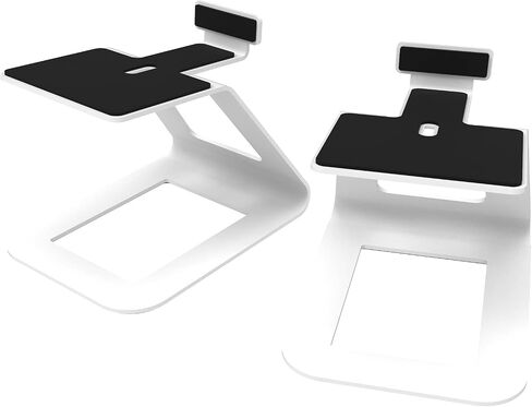 Kanto SE2 Elevated Desktop Speaker Stands for Small Speakers - Black in Saudi Arabia