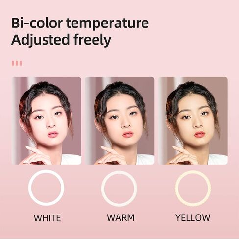 AMBITFUL Ring Light RL-480 18in Ring Light Lamp 60Ws 3000~6000K 480 Beads LED with 180cm Light Stand,Carrying Bag for Live Streaming/SLR Camera/Phone Video Shooting (2PCS) in Saudi Arabia
