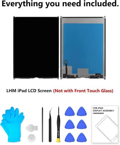 for iPad 7th 8th 9th Gen 10.2" LCD Display Assembly Kit | LCD Display, 10.2" Screen Assembly, 2160x1620 Resolution, Not Touch Glass, Full Tool Kit in Saudi Arabia