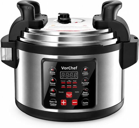 18L/19.0 QT Commercial Electric Pressure Cooker, 5-in-1 Multifunctional Large Pressure Cookers,2000W Electric Pressure Canner with Non-stick Inner Pot Use for Restaurant,Canteen, Hotel in Kuwait