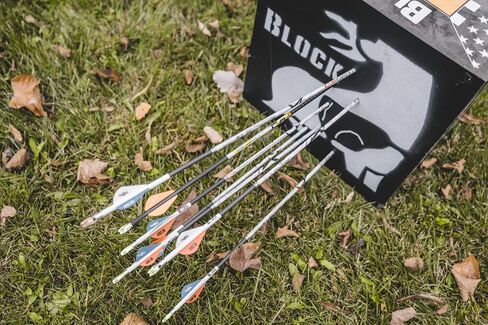 BLOCK Infinity Crossbow 6-Sided Archery Foam Target 16" x 16" x 16", 520 FPS, PolyFusion High-Density Layered Foam Stops All Field Points and Broadheads, Easy to Remove Arrows, Durable Carrying Handle in Saudi Arabia