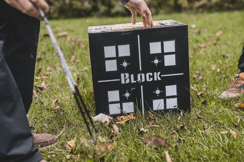 BLOCK Infinity Crossbow 6-Sided Archery Foam Target 16" x 16" x 16", 520 FPS, PolyFusion High-Density Layered Foam Stops All Field Points and Broadheads, Easy to Remove Arrows, Durable Carrying Handle in Saudi Arabia