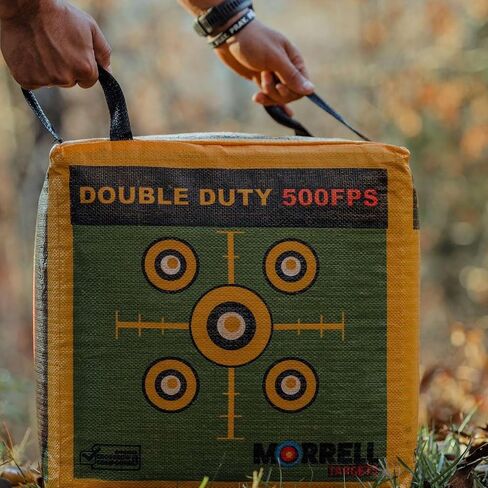Morrell Targets 4-Sided Double Duty Field Point Archery Shooting Bag – Portable Backyard & Outdoor Target for Bows up to 500 FPS with 50+ Bullseye Points in Saudi Arabia
