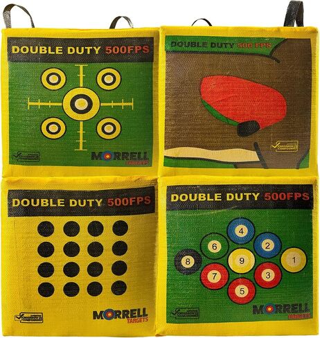 Morrell Targets 4-Sided Double Duty Field Point Archery Shooting Bag – Portable Backyard & Outdoor Target for Bows up to 500 FPS with 50+ Bullseye Points in Saudi Arabia