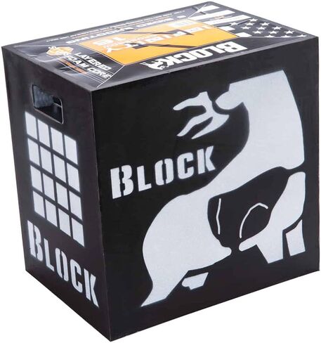 BLOCK Infinity 6-Sided Archery Foam Target, PolyFusion High-Density Layered Foam Stops All Field Points and Broadheads, Easy to Remove Arrows, Durable Carrying Handle in Saudi Arabia