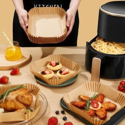 130 Pcs Small Air Fryer Liners Disposable 2 Qt for COSORI 2.1 Qt Air Fryer in Saudi Arabia