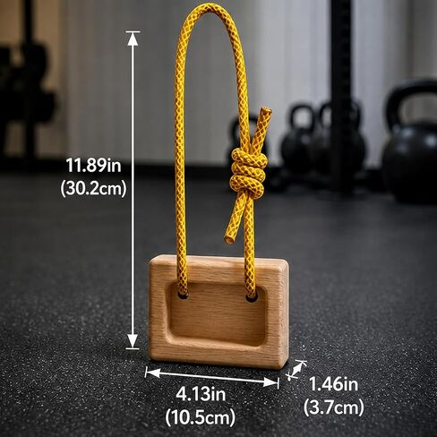 Portable Hangboard, Pinch Block, Set of 2, Wooden Climbing Training Holds for Finger, Grip and Upper Body Strength in Kuwait