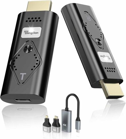2026 Upgraded Wireless HDMI Transmitter and Receiver,164FT/50M, LED Display, 4K Decode 1080P@60Hz Ultra HD Video Output, Plug&Play 5G+2.4G for Video and Audio to Monitor from PC/Projector/TV Box in Saudi Arabia