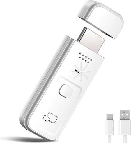 Wireless HDMI Display Dongle Adapter 1080P@60Hz Casting for iPhone,ipad,Mac | Airplay Adapter, Wireless Screen Mirroring Receiver to TV/Monitor/Projector, Video/Audio/Documents Streaming Casting Extender in Saudi Arabia