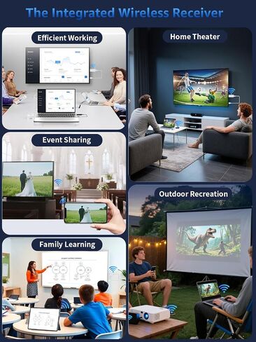 Wireless HDMI Display Dongle Adapter 1080P@60Hz Casting for iPhone,ipad,Mac | Airplay Adapter, Wireless Screen Mirroring Receiver to TV/Monitor/Projector, Video/Audio/Documents Streaming Casting Extender in Saudi Arabia