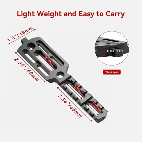 APQ-160 Picatinny & Arca Double-Use Rail Mount Plate, Hunting Tripod Accessories for Triditonal Wooden Handguard/Nylon/Composite Materials Stock or Other Customized Rifle in Saudi Arabia