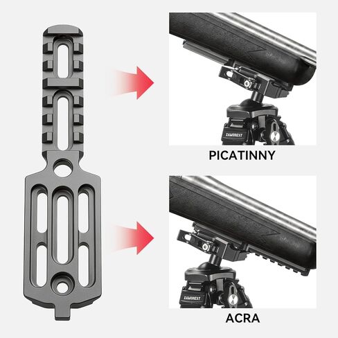 APQ-160 Picatinny & Arca Double-Use Rail Mount Plate, Hunting Tripod Accessories for Triditonal Wooden Handguard/Nylon/Composite Materials Stock or Other Customized Rifle in Saudi Arabia