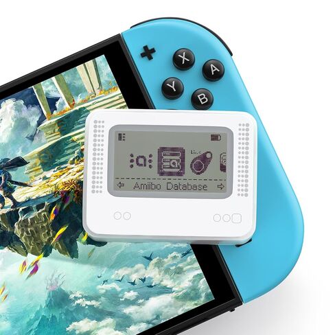 Allmiibo Ultra NFC Emulator with 4000+ Built-in Files for Nintendo Switch | Unlimited Scans, 1.2-in LCD, Auto UID Regeneration, USB-C Charging, Works with Wii U and 3DS in Kuwait