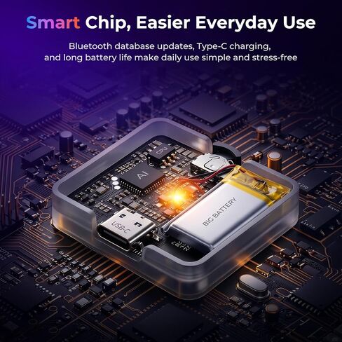 Allmiibo Ultra NFC Emulator with 4000+ Built-in Files for Nintendo Switch | Unlimited Scans, 1.2-in LCD, Auto UID Regeneration, USB-C Charging, Works with Wii U and 3DS in Kuwait