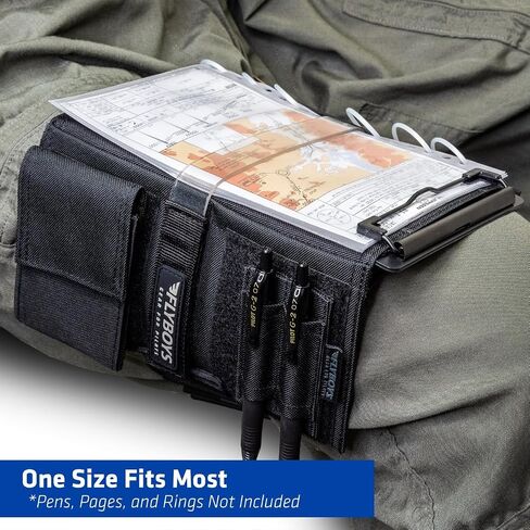 FlyBoys Reversible Kneeboard for Left and Right Handed Pilots | Ambidextrous Design, Removable Pouches, Flexible Clipboard, And Seven Eyelets For Organization in Saudi Arabia