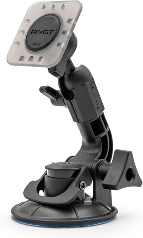 PIVOT Single Suction Cup Mount – Universal Mount for All PIVOT Cases, Adjustable Arm, Heavy-Duty Locking Suction for Windshield, Glass, & Smooth Surfaces | Adjustable Arm, Heavy-Duty Locking Suction for Windshield, Glass, & Smooth Surfaces in Kuwait