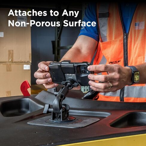 PIVOT Single Suction Cup Mount – Universal Mount for All PIVOT Cases, Adjustable Arm, Heavy-Duty Locking Suction for Windshield, Glass, & Smooth Surfaces | Adjustable Arm, Heavy-Duty Locking Suction for Windshield, Glass, & Smooth Surfaces in Kuwait