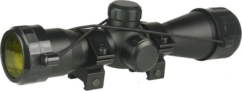 TWP 4x32 Compact Hunting Crossbow Archery Scope, Multiple Range Reticle, 1" Tube and Mid-Height Weaver Ring Mount in Saudi Arabia
