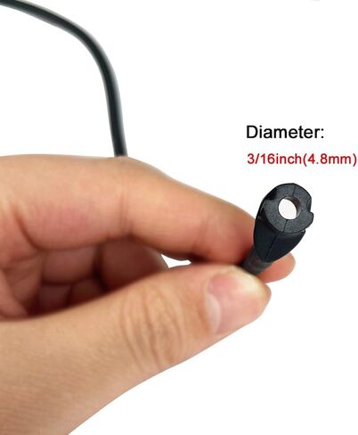 2Pcs Archery Peep Sight Compound Bow 3/16 Rubber Tube Peep Sight Bow String Tubing with Buckle for Hunting Shooting Targeting Accessories in Saudi Arabia