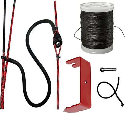 Archery Peep Sight Tubing, 1/4" 3/16" Tube Peep Sights with Bowstring Separator Tool or Bow String Peep Sight Splitter for Compound Bow Hunting Shooting Accessories (Peep Sight Kit) in Saudi Arabia