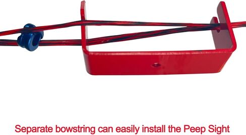 Archery Peep Sight Tubing, 1/4" 3/16" Tube Peep Sights with Bowstring Separator Tool or Bow String Peep Sight Splitter for Compound Bow Hunting Shooting Accessories (Peep Sight Kit) in Saudi Arabia