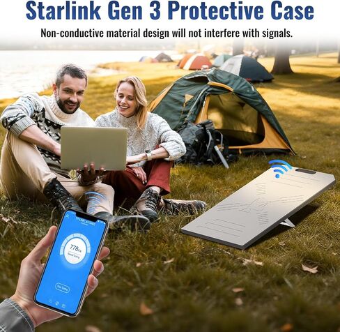 حافظة غطاء واقٍ من Starlink Gen 3، حافظة Starlink Standard Gen 3 من السيليكون المقاوم للماء لأطباق الأقمار الصناعية، واقي ملحقات Starlink Gen 3 لمقاومة الصدمات، والبرد، والماء، والغبار in Kuwait