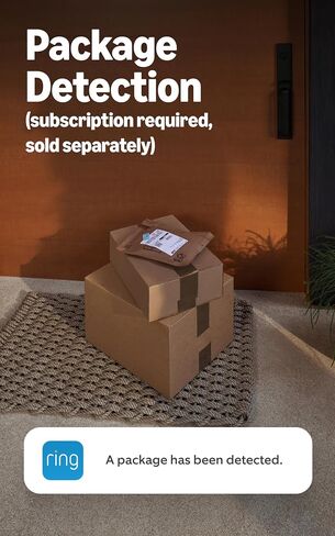 جرس الباب بالبطارية من Ring Plus، وأمان المنزل أو العمل، وفيديو HD+ من الرأس إلى القدم، واكتشاف الحركة والتنبيهات، والتحدث ثنائي الاتجاه in Kuwait