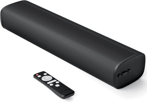 MZEIBO Sound Bar,50W for Smart TV Bluetooth 5.3 Speaker 17 Inch TV Speaker with ARC/Optical/AUX Connections in Saudi Arabia