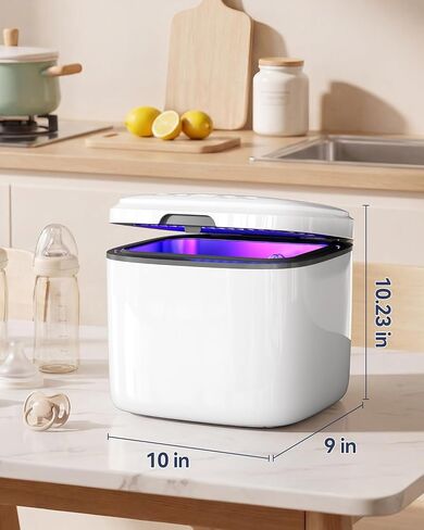 IAGREEA UV Cleaning and Dryer, 4 in 1 UV Box with 2 Fluorescent Tubes | One-Click Sstart, Touch Control, 72H Storage, Suitable for Toys/Toothbrushes/Keys/Other Household Items in Saudi Arabia