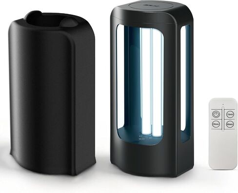 SANSI 42W UV Light Sanitizer with Remote Control Timer, UVC LED Lamp | 254nm Wavelength, Portable Ultraviolet Light for Bedroom Hotel Kitchen Bathroom Cleaning- Ozone Free in Saudi Arabia
