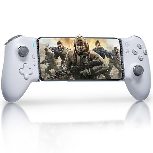 EasySMX M20 Phone Gaming Controller for Android, iPhone & iPad | iPhone 15/16/17, iPad Mini 6/7, Dual ABXY Switch, Hall Joysticks, Dual Triggers, Plug and Play. for Minecraft, COD in Saudi Arabia