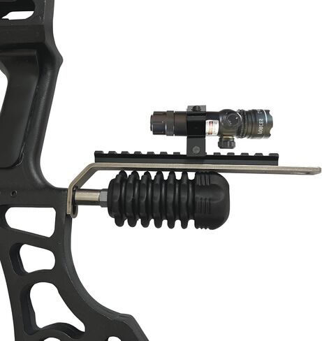 Archery Bow Flashlight Mount Universal Bowfishing Light Mount Stabilizer Holder for Compound Bow Outdoor Hunting Shooting Accessories in Saudi Arabia