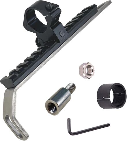 Archery Bow Flashlight Mount Universal Bowfishing Light Mount Stabilizer Holder for Compound Bow Outdoor Hunting Shooting Accessories in Saudi Arabia